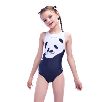 Chauke Panda Girls One Piece Swimsuit