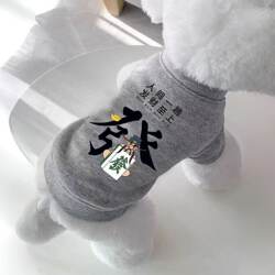 Dog Clothes Autumn and Winter Style Puppy Sweatshirt Pet Schnauzer Teddy Bichon Small and Medium-Sized Dog Warm Clothing Cat Clothes