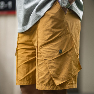 
Uncle Gu's retro work clothes shorts men's new summer loose multi-pocket casual quick-drying five-point mid-size pants