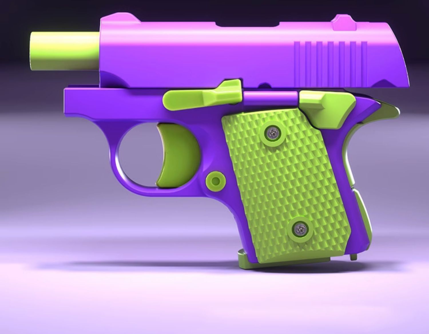 大根銃おもちゃ - 3Dプリント ミニ 1911モデル