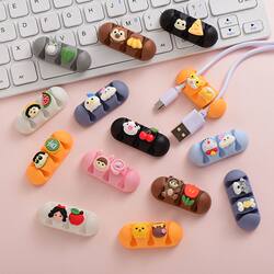 Cute Cartoon Data Cable Organizer, Data Cable Storage, Charging Cable Holder, Cable Clip, Buckle Organizer