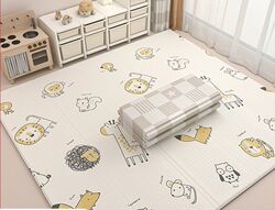 Folding Crawling Mat for Babies, Living Room Home Use, Thick Foam Floor Mat, Baby Play Mat