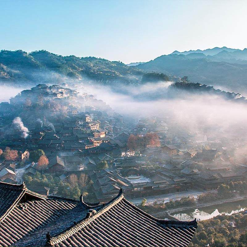 8人内小团贵州旅游纯玩5天4晚黄果树小七孔西江苗寨青岩古跟团5日