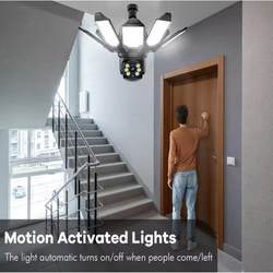 Integrated Lighting and Monitoring Camera, Lamp Head Type Wireless Wifi Home Monitor, Mobile Phone Remote High-Definition Night Vision