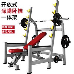 Professional Gym Free Squat Rack, Barbell Bench Press Rack, Commercial Integrated Weightlifting Rack, Home-Use Gantry Rack