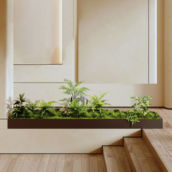 Artificial Green Plants for Space Decoration, Suitable for Entryways, Stair Corners, and Creating a Beautiful and Atmospheric Long Landscape Feature