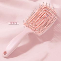 Fluffy High Crown Hairbrush, Hair Styling Tool for Women, Long Hair Massage Scalp Meridian Airbag Rib Cushion Brush