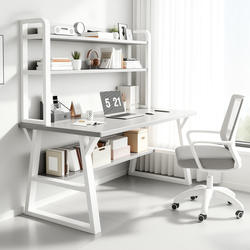 Computer Desk Desktop Home Bedroom Desk Bookshelf Integrated Student Study Writing Desk Adult Simple Office Desk