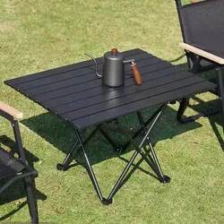 Outdoor Folding Table, Egg Roll Table, Camping Picnic Table and Chairs, Portable Equipment, Simple Table, Small Table and Chair Set