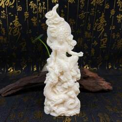 Ivory Fruit Dragon Statue Guanyin Ornament Home Decor Office Desk Crafts Statue Decoration
