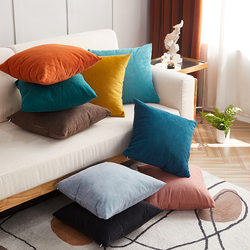 Simple Nordic Style Throw Pillow for Living Room Sofa, Solid Color Cushion, Headboard Pillow, Chair Large Backrest, Office Lumbar Pillow Cover