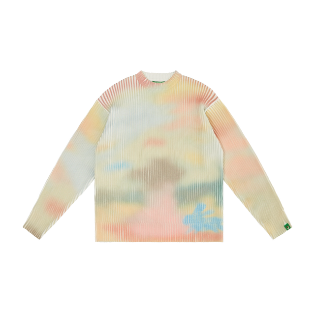 MeltingSadness (MTSS) colorful mushroom all-over printed crew neck sweater