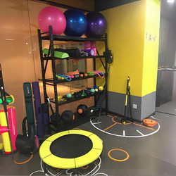 Gym Studio Personal Trainer Equipment Storage Rack Dumbbell Medicine Ball Kettlebell Storage Yoga Equipment Organizer