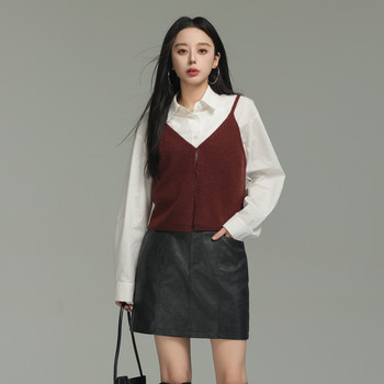 
AIRIQI new winter V-neck wool knitted vest