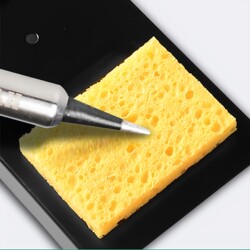 High-Temperature Sponge for Mobile Phone Repair, Soldering Iron Sponge Tip Cleaning Pad, Compressed Type Welding Station Desoldering Pad