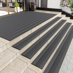 Anti-slip mats for stairs and steps at commercial shop and hotel entrances