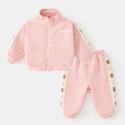 Baby Clothes Spring Long-Sleeved Stylish Baseball Uniform Girl Two-Piece Set One-Year-Old Boy Casual Children's Spring Outfit