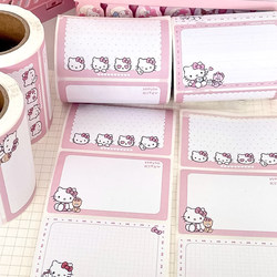 Hello Kitty Door-To-Door Pickup Stickers, Express Delivery Code Labels, Classification Sticky Notes, Return Markers, Convenience Notes