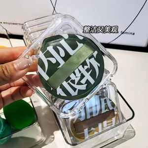 
Baji Storage Box 5875mm Badge Protective Shell Moisture-proof Transparent Acrylic Sealing Single Desktop Display Stand