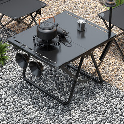 Outdoor Foldable Square Table, Portable Dining Table, Camping Egg Roll Table, Camping Table and Chairs, Special Small Table for Night Market Stalls