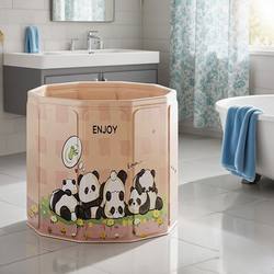 Bath Bucket for Adults, Full-Body Bathing Bucket, Foldable Bath Bucket for Adults, Household Bathtub, Children's Swimming Bathtub