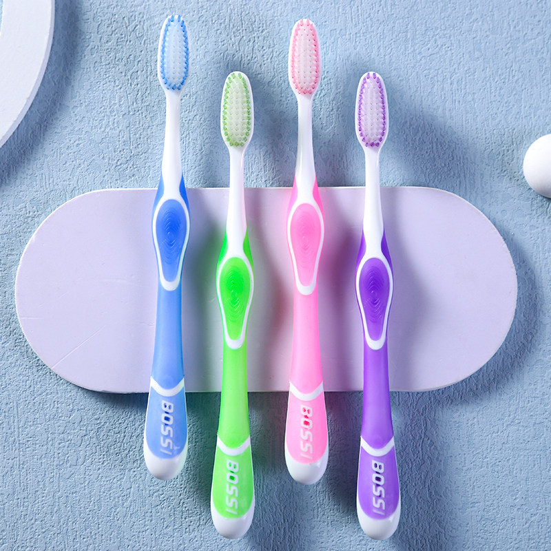 리틀닥터 부드러운 모 칫솔, 새로운 스타일, 개별 포장, 성인 가정용, 얼룩 제거 및 청소에 특화, 사용하기 쉬운, 패밀리 팩 -