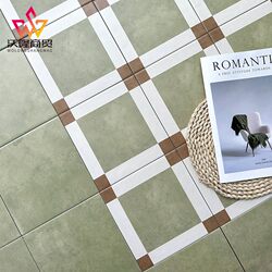 French-Style Carved Matte Mosaic 200X200 Tiles for Living Room, Balcony, Terrace, Guesthouse, Non-Slip Floor Tiles, Small Tiles