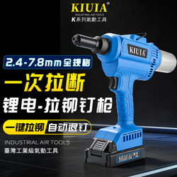 Electric Rivet Gun with Lithium Battery, Digital Display, Fully Automatic Rivet Puller, One-Touch Nail Removal, Rechargeable Rivet Press, Cordless Tool
