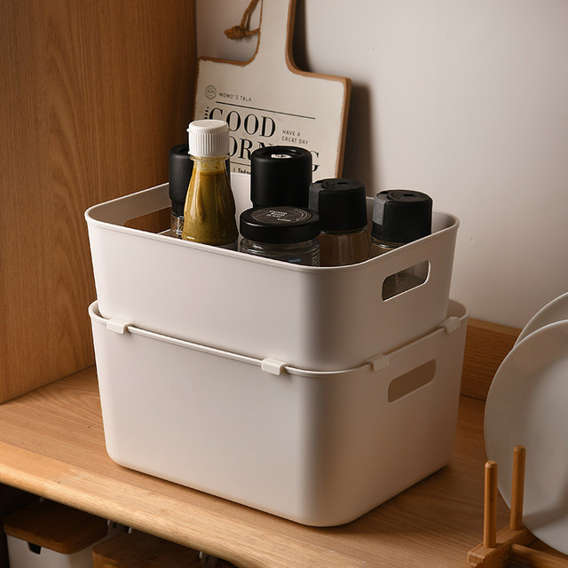 Coverless storage box superimposed auxiliary rack storage basket four ...