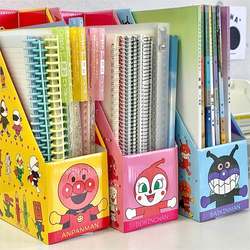 Foldable Paper Book Holder Storage Box Anpanman Desktop Storage Bookend Cartoon Student Cute Reading Bookshelf