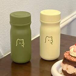 Simple Thermos Cup for Girls, 316 Stainless Steel Water Cup, Compact and Portable, Suitable for Office and School Use, High Aesthetic Value, New