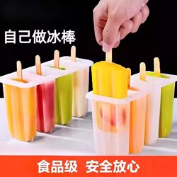 Ice Cream Molds for Home Use to Make Popsicles, Ice Bars, Ice Cream, Ice Cube Trays, Homemade Ice Cream Sticks, Ice Molds, and Preservation