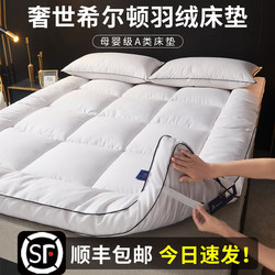 Luxurious Hilton down Mattress Topper, Five-Star Hotel Thickened Cushion, Home Bedroom Mattress, Dormitory Mattress