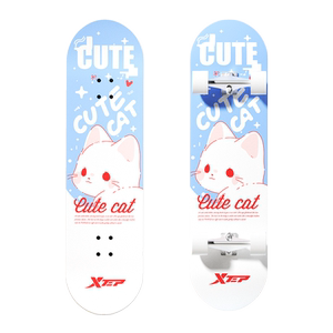 Tibu junior scholar skateboard girl children adult four-wheel toy scooter elementary school students 6-12 years old double upperboard
