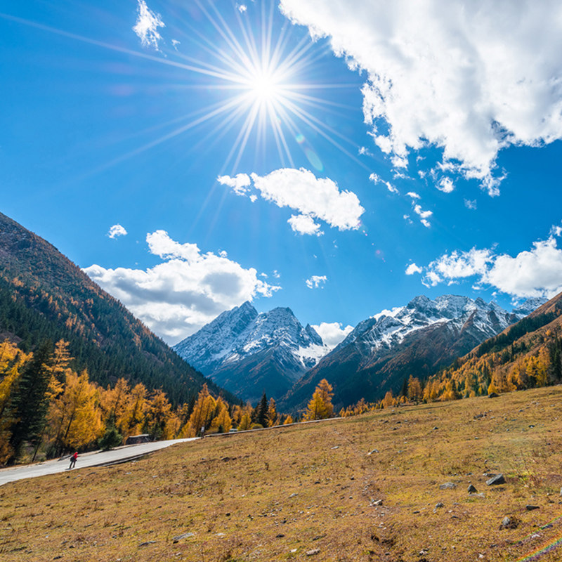2-4人旅拍小团川西环线九寨沟黄龙四姑娘山李白甲根坝7日跟团游