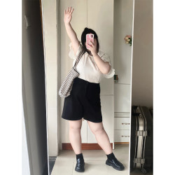 Extra large British style ins casual and versatile shorts