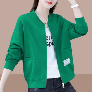 
Special price version Taobao women's clothing limited time flash sale short jacket stand collar sweatshirt women's cardigan zipper long sleeves large size women's clothing trendy