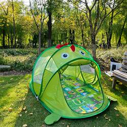【Children's Camping Essential】Beach Tent Outdoor Portable Folding Quick-Open Sunshade Indoor 2025 New Model