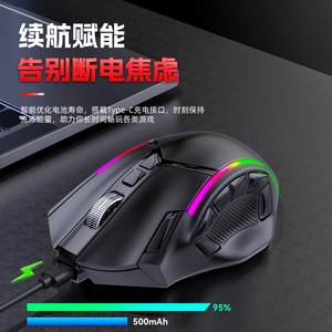 
24000DPI full-speed 12-key wireless three-mode macro-defined gaming mouse one-piece computer accessories 2.4G