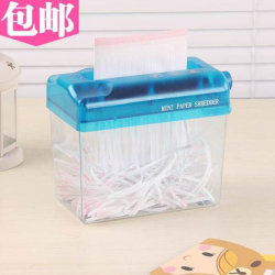 New product free shipping small mini silent hand w-shaped shredder household manual shredder shredder office