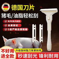 Pig Skin Scraper Tool, Special Knife for Scraping Meat Skin, Sharp Pig Skin Hair Remover, Pig Hoof Hair Scraper, Dead Skin Remover