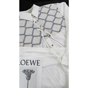 
Longdaodao spring new product j Japanese retro casual niche splicing lace-up shirt versatile long-sleeved shirt for men