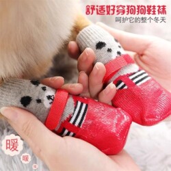 Dog Shoes for Small Dogs, Winter Booties, Non-Slip for Teddy, Waterproof and Anti-Slip for Pets, Suitable for Bichon Frise and Schnauzer