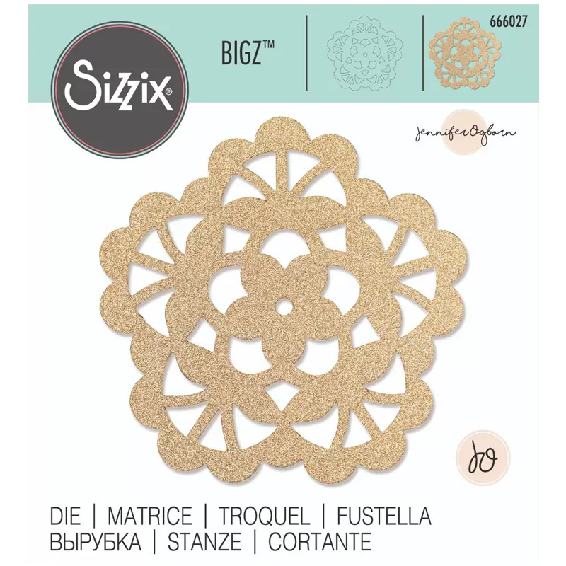 Sizzix Bigz 厚板模具Doily 桌巾666027-Taobao