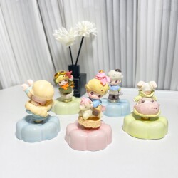 Dimoo Car Dashboard Accessories New Product Car Ornaments Car Office Desk Ornaments Jingdezhen Ceramic Spinner