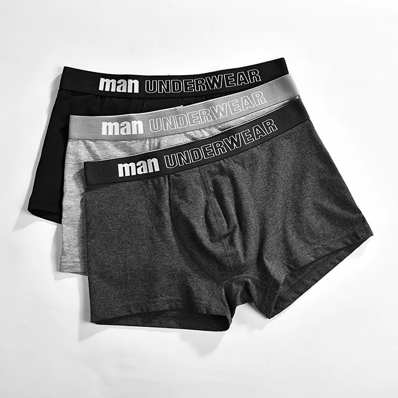 Men's Pockets Underwear Anti-theft Briefs Boxer Panties,two