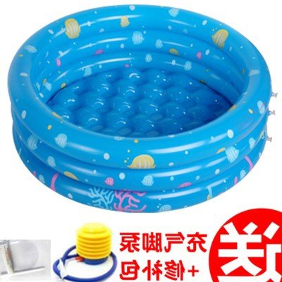 
New baby inflatable bathtub baby bathtub large and thickened newborn children can sit and lie down and fold portable bath
