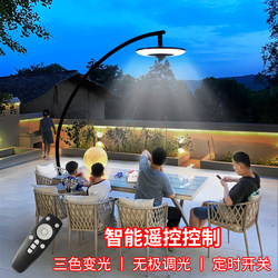2025 New Model Courtyard Garden Villa Solar Fishing Rod Smart Sensor Dual-Use Waterproof and Lightning-Proof Floor Lamp