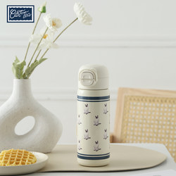 Siamese Cat Bouncing Double Straw Insulated Cup Travel Mug 316 Stainless Steel Vacuum Outdoor Portable Children's Water Bottle