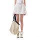 NMORE designer brand 25 spring new style Longkui purple zipper decoration safety sweatshirt short skirt